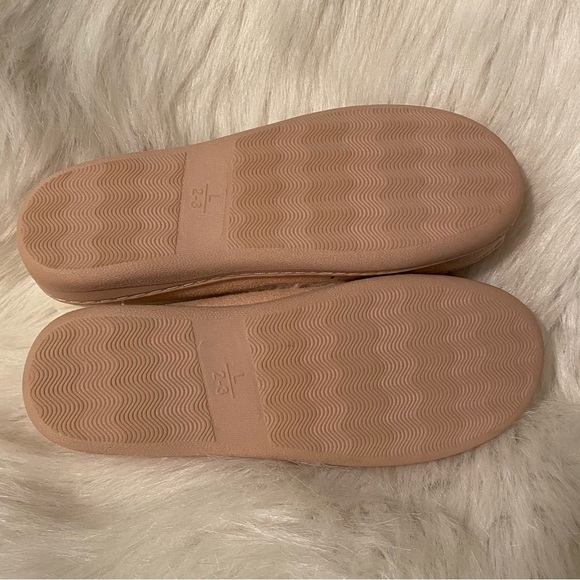 Jessica Simpson Slipper Girls‎ Size 2/3 Large Pink Slip On Fur Lining - Picture 3 of 10